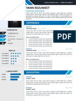 Yanaka Resume Template ByRezumeet A4