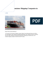 10 Largest Container Shipping Companies in The World