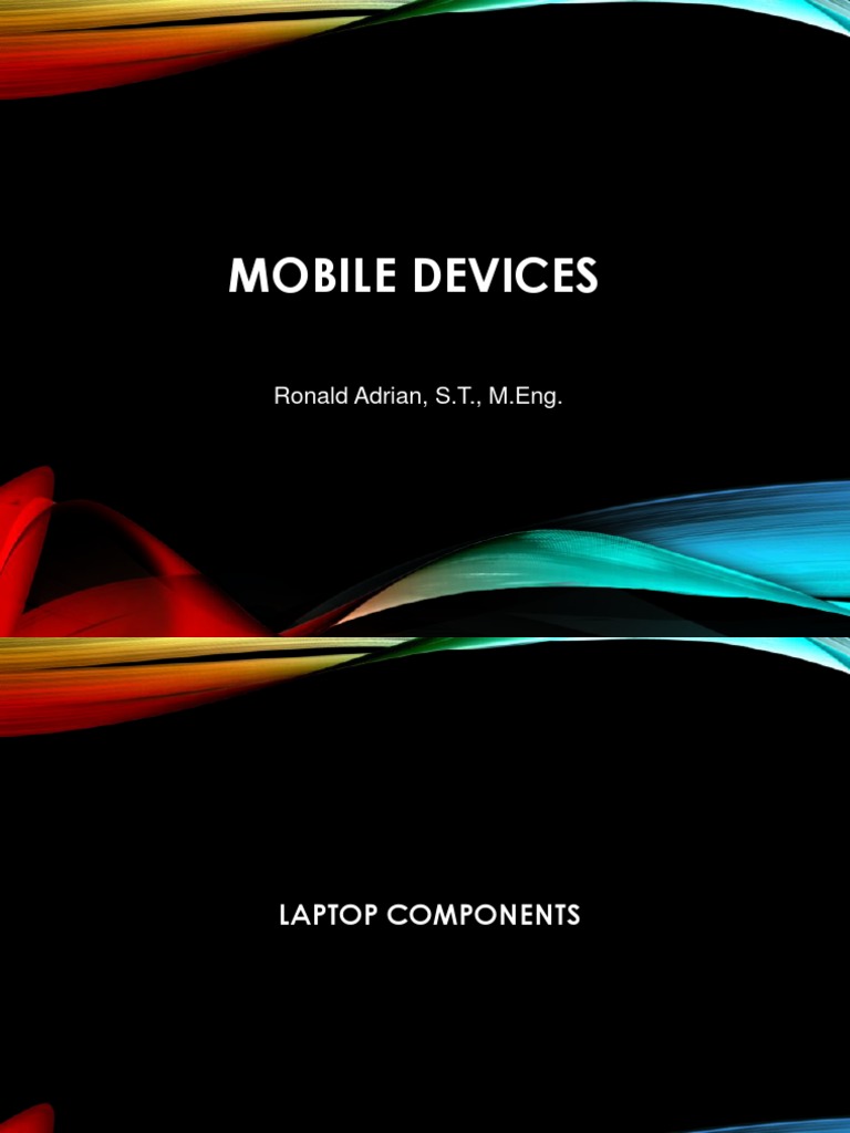 Mobile Devices PDF Laptop Mobile Device