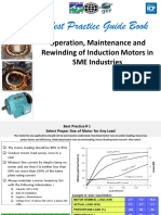 Best Practice Guide Book: Operation, Maintenance and Rewinding of Induction Motors in SME Industries
