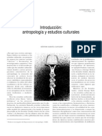 Introducción antropología y estudios culturales