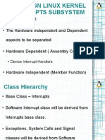 Oo Design Linux Kernel Interrupts Subsystem