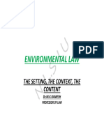 Environmental Law: N.L.S I.U