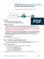 11.3.2.4 Lab - Testing Network Latency With Ping and Traceroute-Instructor