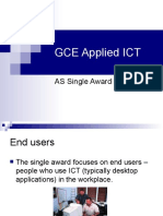 Intro To GCE Applied ICT