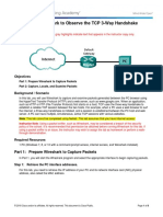 9.2.1.6 Lab - Using Wireshark to Observe the TCP 3-Way Handshake - ILM