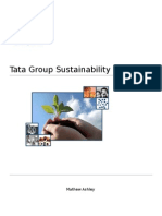 Tata Group Sustainability Strategy: Mathew Ashley