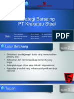 Strategi Bersaing PT. Krakatau Steel