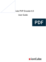 Ioncube PHP Encoder 6.5 User Guide