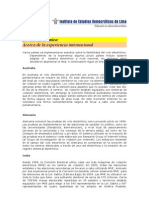 El Voto Electrónico: Experiencias Internacionales