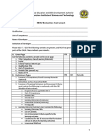 CBLM and Assessment Tool