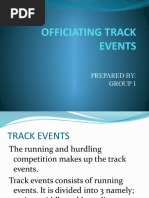 Athletics - Roles of The Officials | PDF | Referee | Track And Field