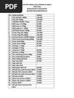 Daftar Harga Susu