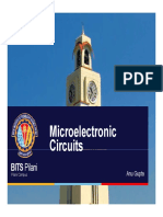Microelectronic Circuits Frequency Response Analysis
