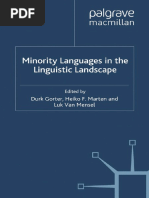 (Palgrave Studies in Minority Languages and Communities) Durk Gorter, Heiko F. Marten, Luk Van Mensel (Eds.) - Minority Languages in The Linguistic Landscape-Palgrave Macmillan UK (2012) PDF