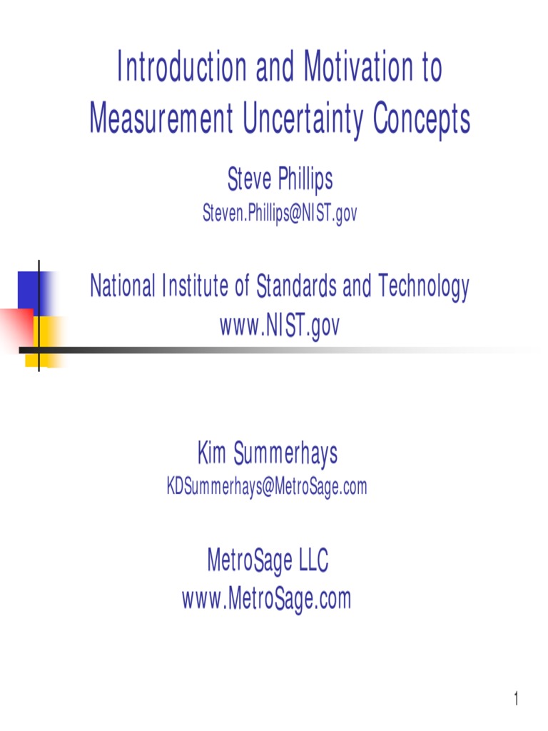 Measurement Uncertainty Evaluation Guide | PDF | Uncertainty | Standard ...