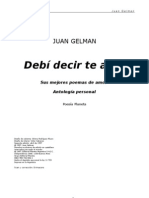 Gelman, Juan - Debi Decir Te Amo