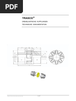 8070 TRASCO ® DREHELASTISCHE KUPPLUNGEN TECHNISCHE DOKUMENTATION