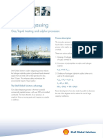 Sulphur Degassing: Gas/liquid Treating and Sulphur Processes