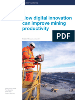 How Digital Innovation Can Improve Mining Productivity