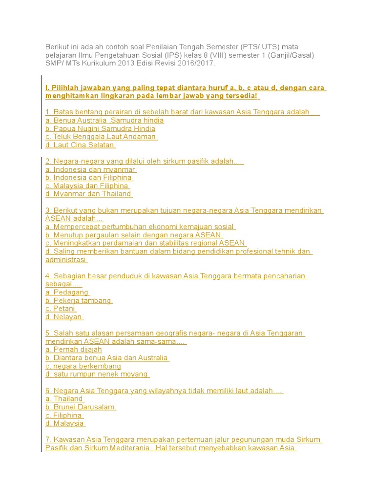 Kelas 8 Ips Kur 13 Pdf