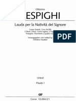 Respighi Lauda Per La Natività - Flute 1 Part