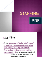 Staffing