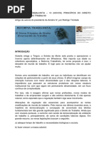 A Reforma Trabalhista - Texto e Comentários