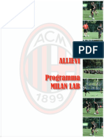 ALLIEVI. Programma MILAN LAB PDF