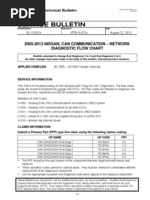 Nissan Can Bus System Code U1000 Fuse Electrical Resistor