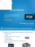 Lithium Batteries Location and Hazards