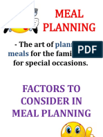 Meal Planning - ORIGINAL
