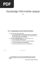 Gazdasági Informatika Alapjai 03 (BI)