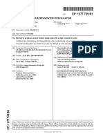 European Patent Specification: Produce Cement Clinker Using Coke With A High Content of Sulfur