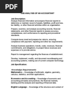 Download Job Analysis of an Accountant by Zehra Ali Khan SN39477721 doc pdf