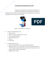 Tahapan Pengujian Core Drill