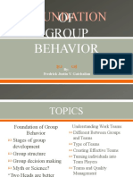 Foundation: OF Group Behavior