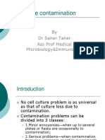Cell Culture Contamination: by DR Saher Taher Ass Prof Medical Microbiology&Immunology