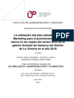 Plan Estrategico de Marketing y Posicionamiento de Marca-Yesenia Echevarria-Cesia Mamani