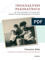 Psychoanalisis and Paediatrics