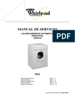Manual lavasecarropas Whirlpool AWZ410
