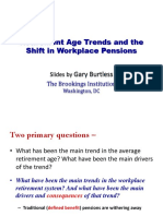 Retirement Age Trends and The Shift in Workplace Pensions: Gary Burtless