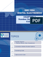 DEE 1224 Digital Electronics: Number Systems and Codes