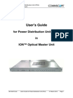 User's Guide: For Power Distribution Unit (PDU) in ION™ Optical Master Unit