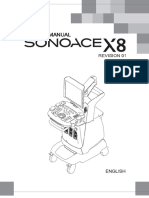 Samsung SonoAce X8 Ultrasound - Service Manual