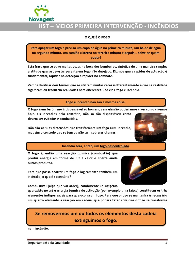 34 Incendios o Que e Fogo