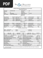 Unreinforced Bellows Design Calculation Sheet: (Ejma Nineth Edition)