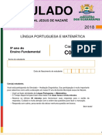 Simulado escolar de Português e Matemática para 5o ano