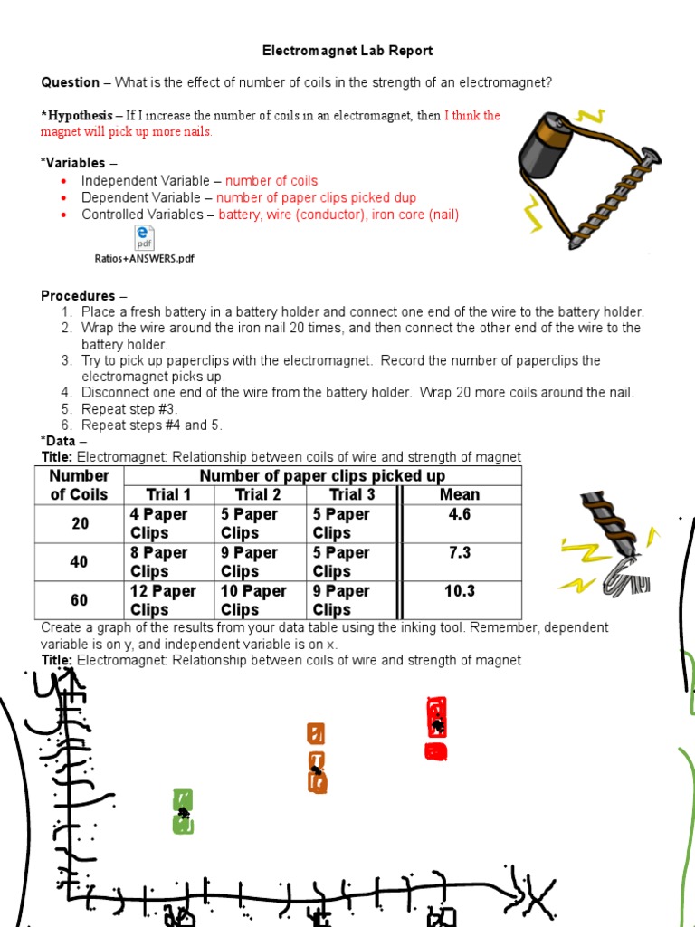 Effect of Coils on Electromagnet Strength | PDF | Magnet | Magnetic Field