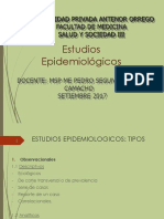 Estudios Epídemiologicos - Dr. Pedro Camacho